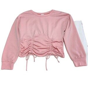 No Boundaries Womens, Size Large, Long Sleeve fleece Shirt color Pink